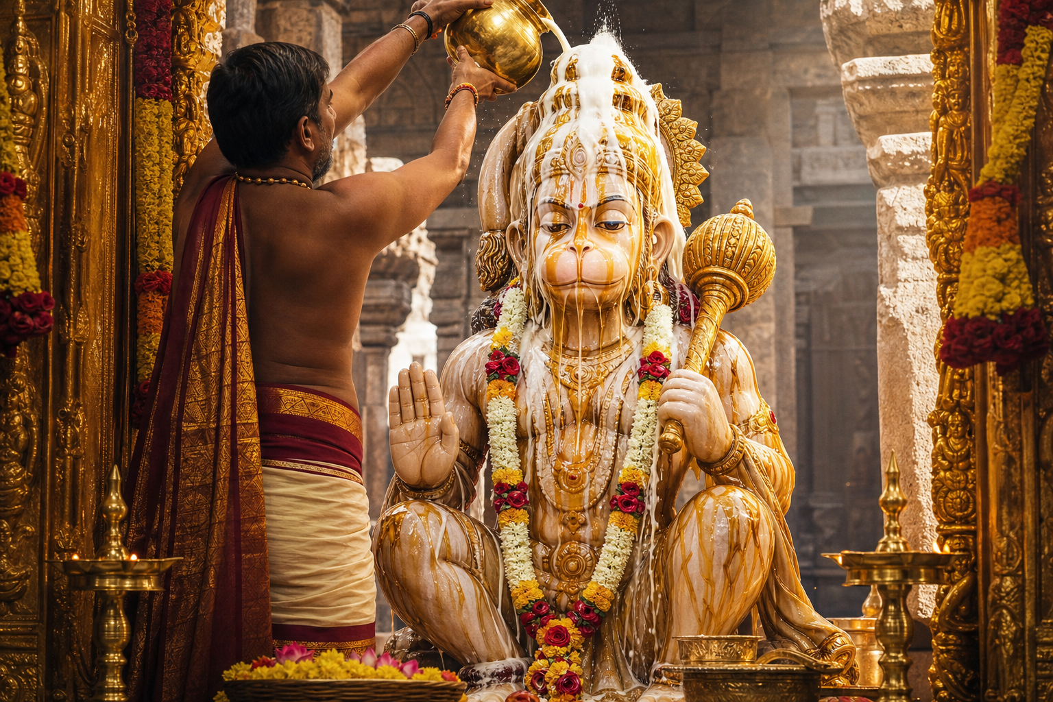 Madhyahna Abhishekam